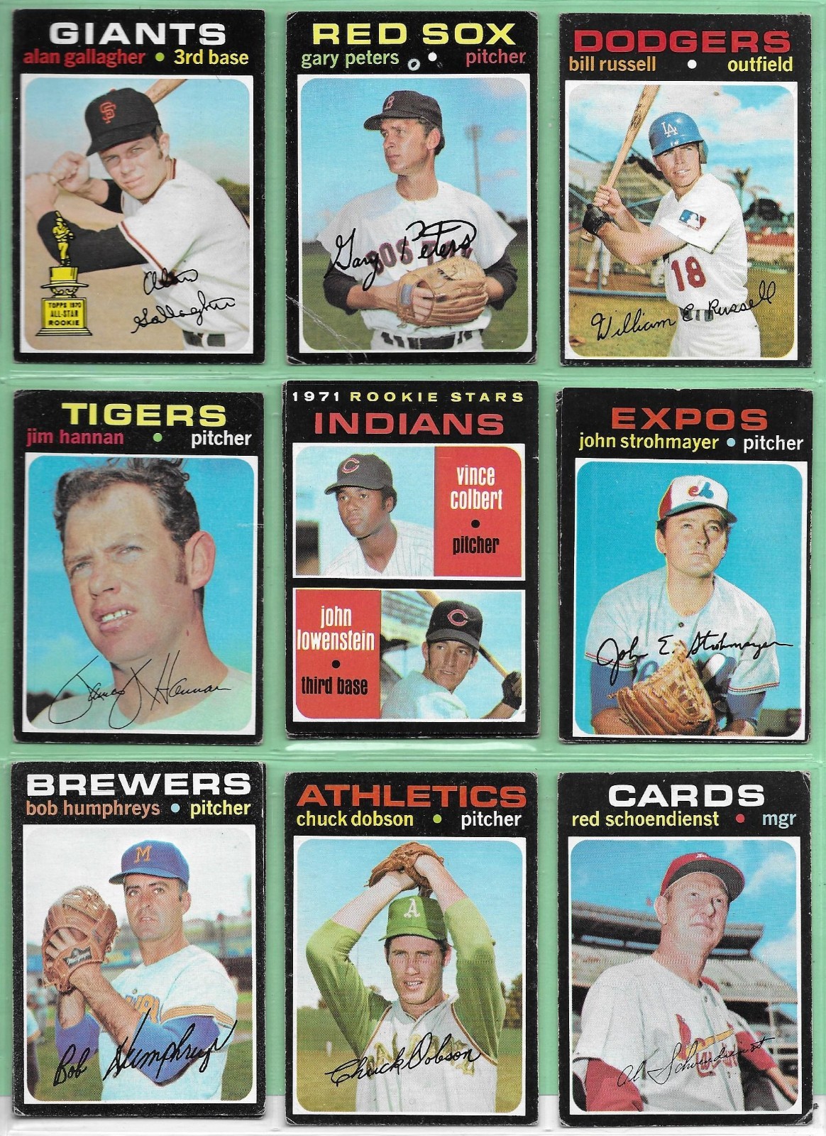 1971 Topps Baseball – Pick Your Cards & Fill Your Sets – (224-458)