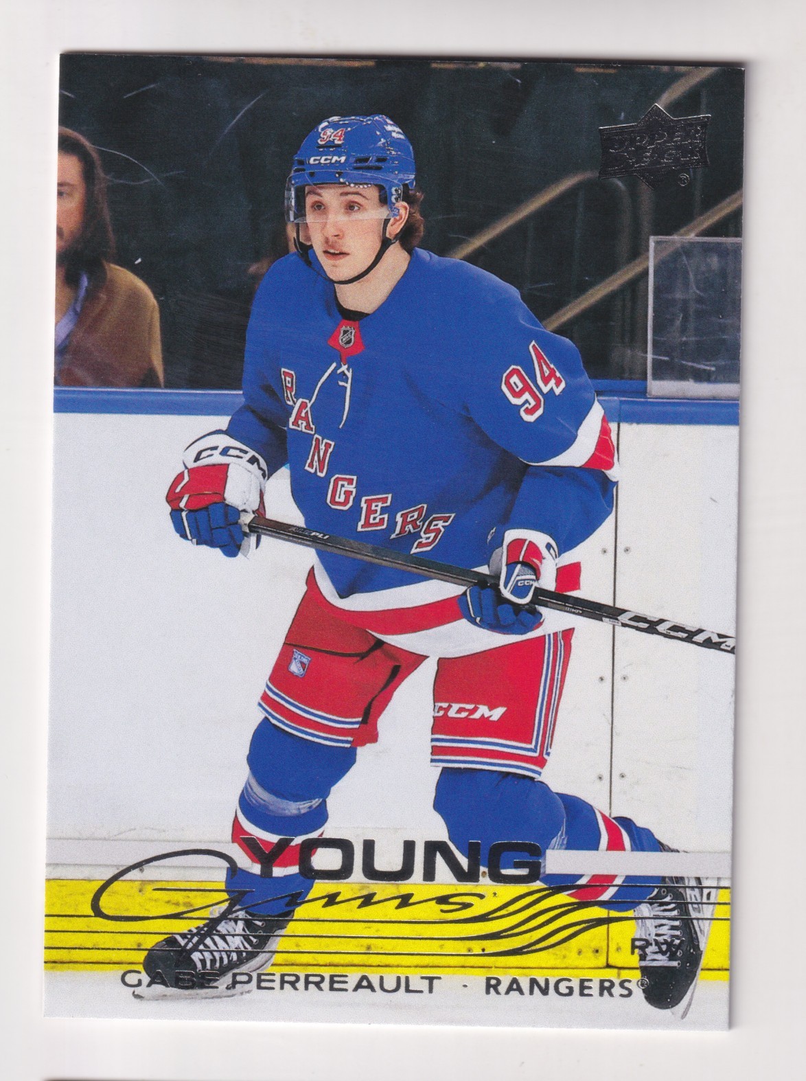 2025-26 Upper Deck YOUNG GUNS 202 GABE PERREAULT RC Rookie Rangers QTY AVAILABLE