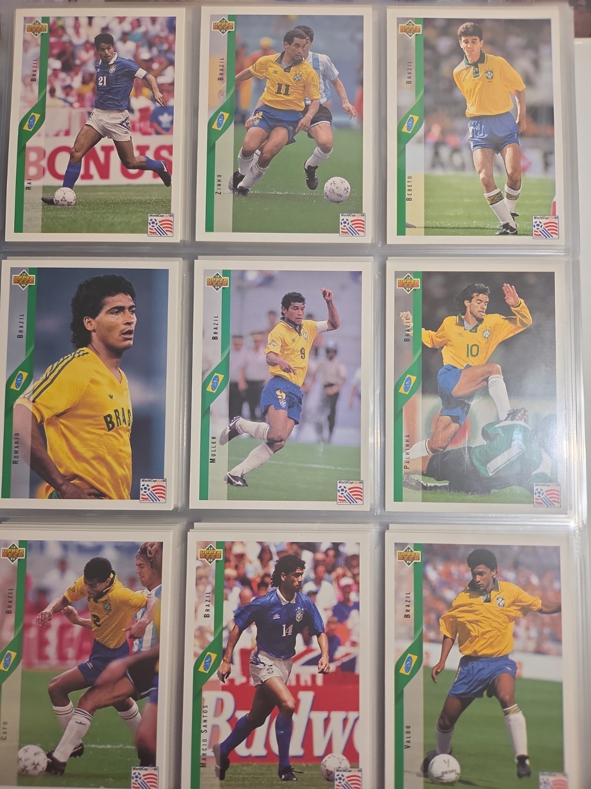 1994 Upper Deck World Cup USA Complete Set Cards #1-330 Mia Hamm Rookie Card!