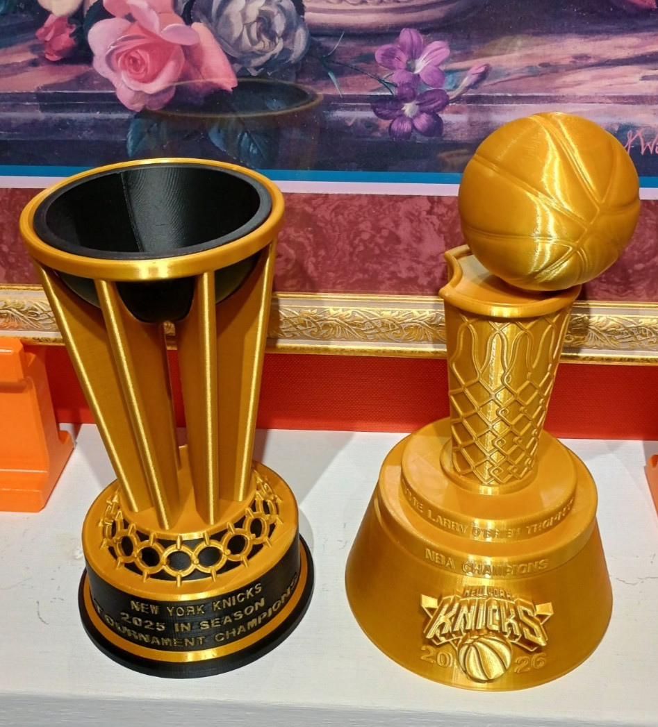 KNICK-2025 IN-SEASON Emirates NBA tournament championship trophy