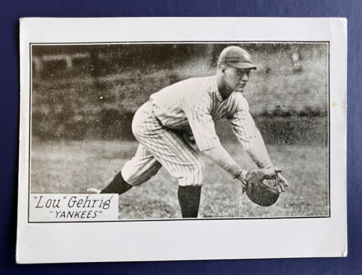 Vintage 1968 Lou Gehrig Yankees West Germany Metropolitan Museum of Art Burdick