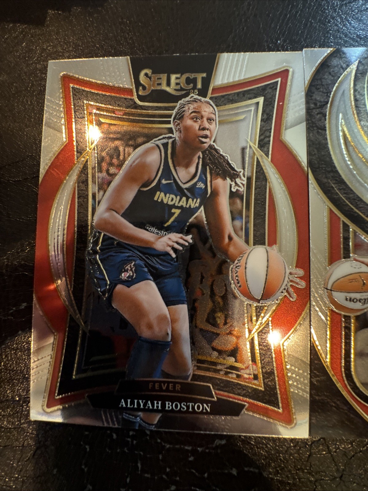 2025 Panini Select WNBA 3 Card Fever Lot Sophie Cunningham (2) + Aliyah Boston