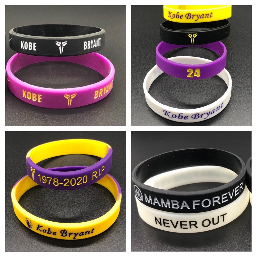 Kobe Bryant Silicone Wristband Bracelet US SELLER Free Shipping