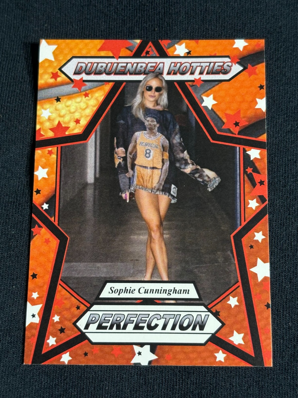Sophie Cunningham Indiana Fever ACEO Custom Card Large Kobe Shirt