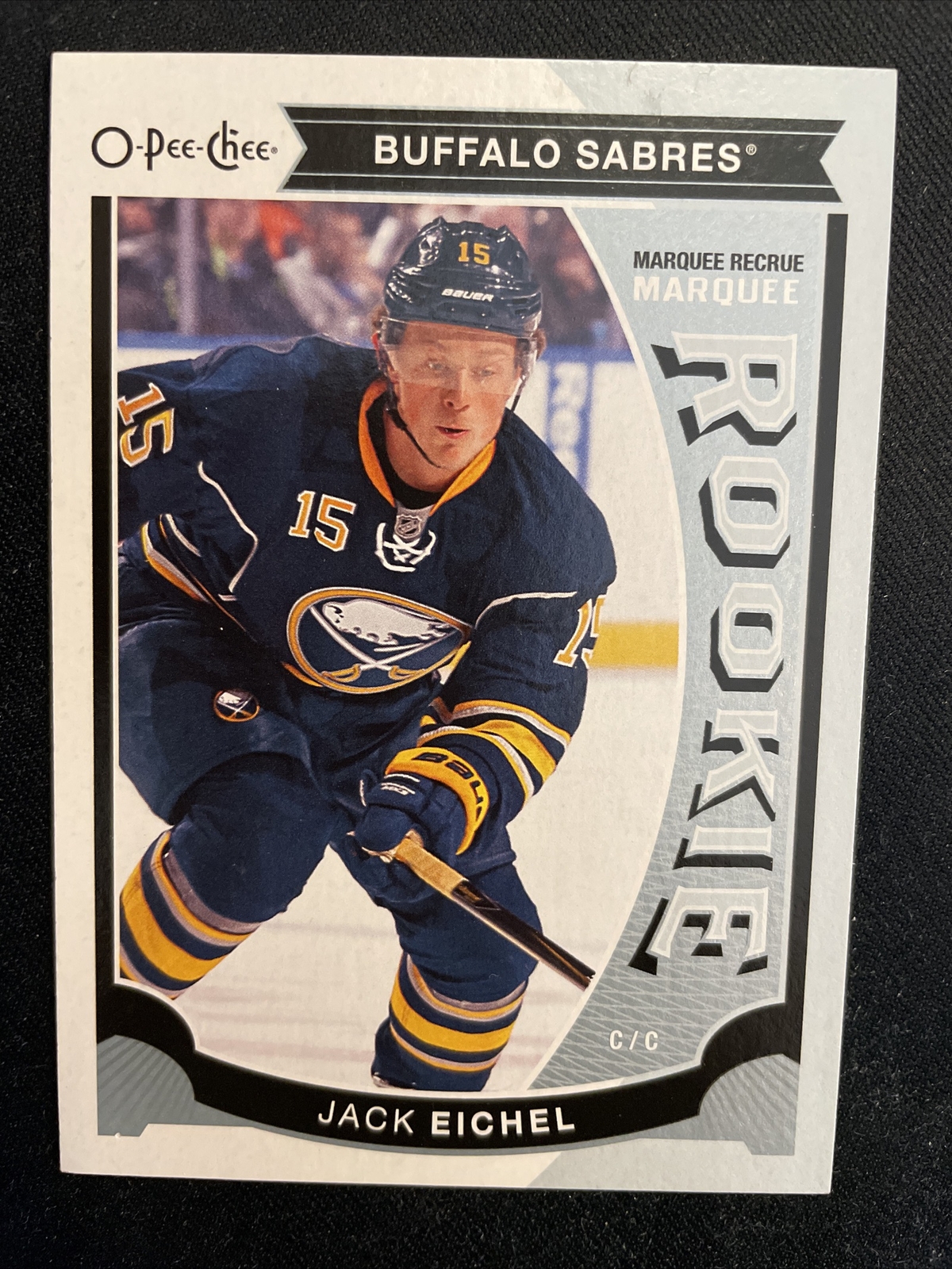 15-16 UD Series 2 Hockey O-Pee-Chee Marquee Rookies U50 Jack Eichel