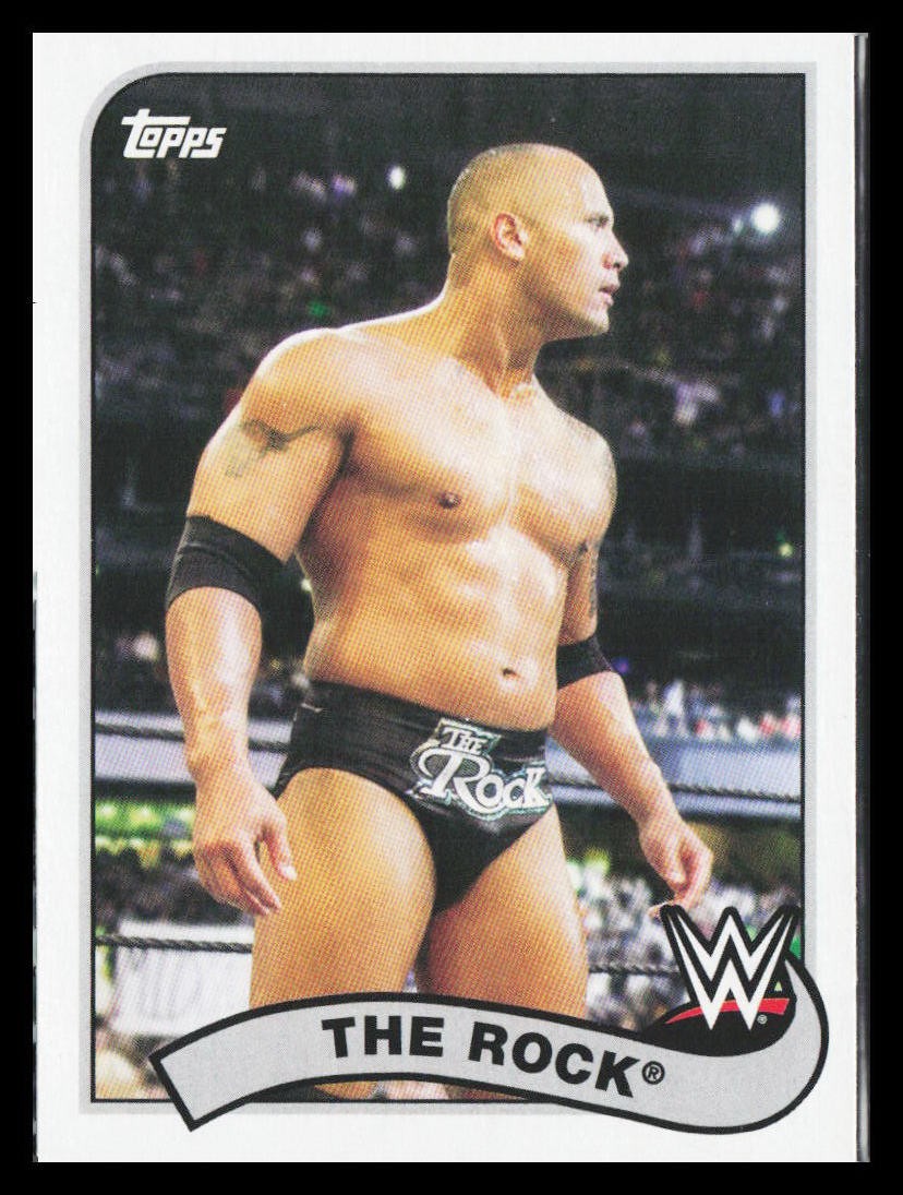 2018 Topps WWE Heritage The Rock #81