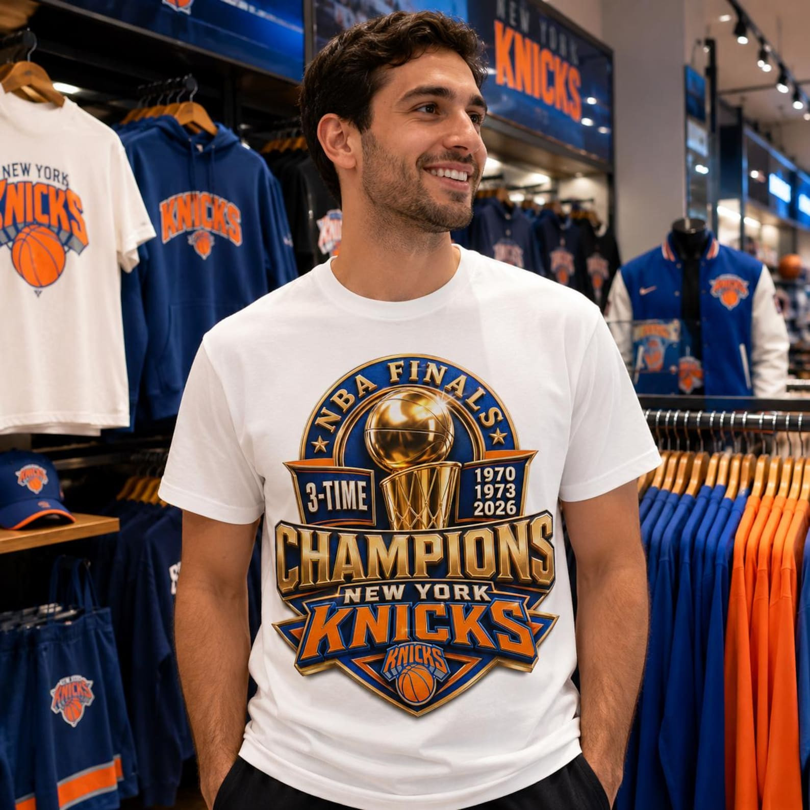 NBA Finals Champions 3-Time New York Knicks 1970 1973 2026 Basketball Shirt
