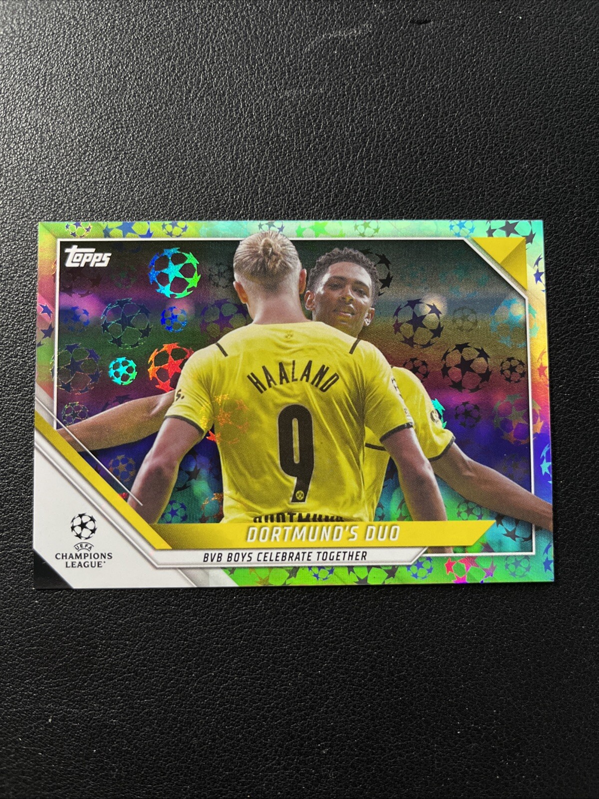 2022 Topps UEFA Dortmund’s Duo CC, CL Starball Foil #37