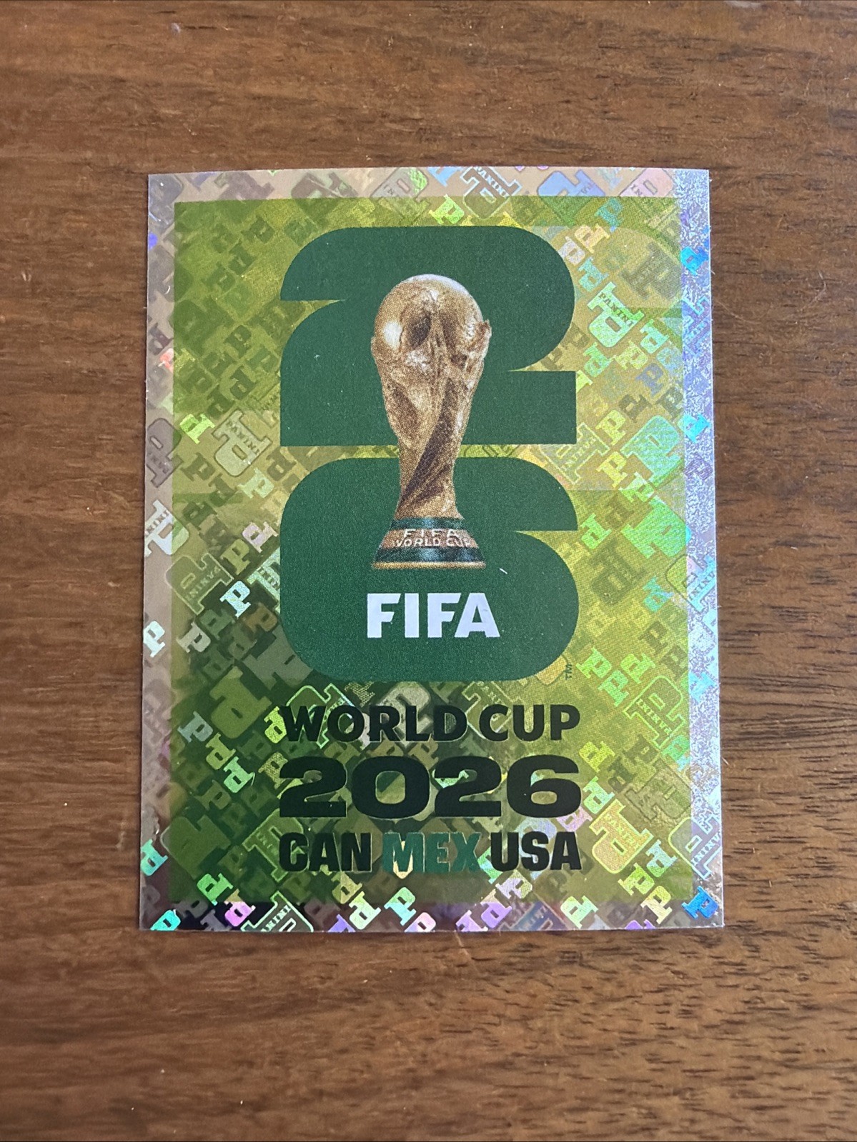 2026 Panini World Cup Mexico World Cup Logo Foil Sticker FWC7