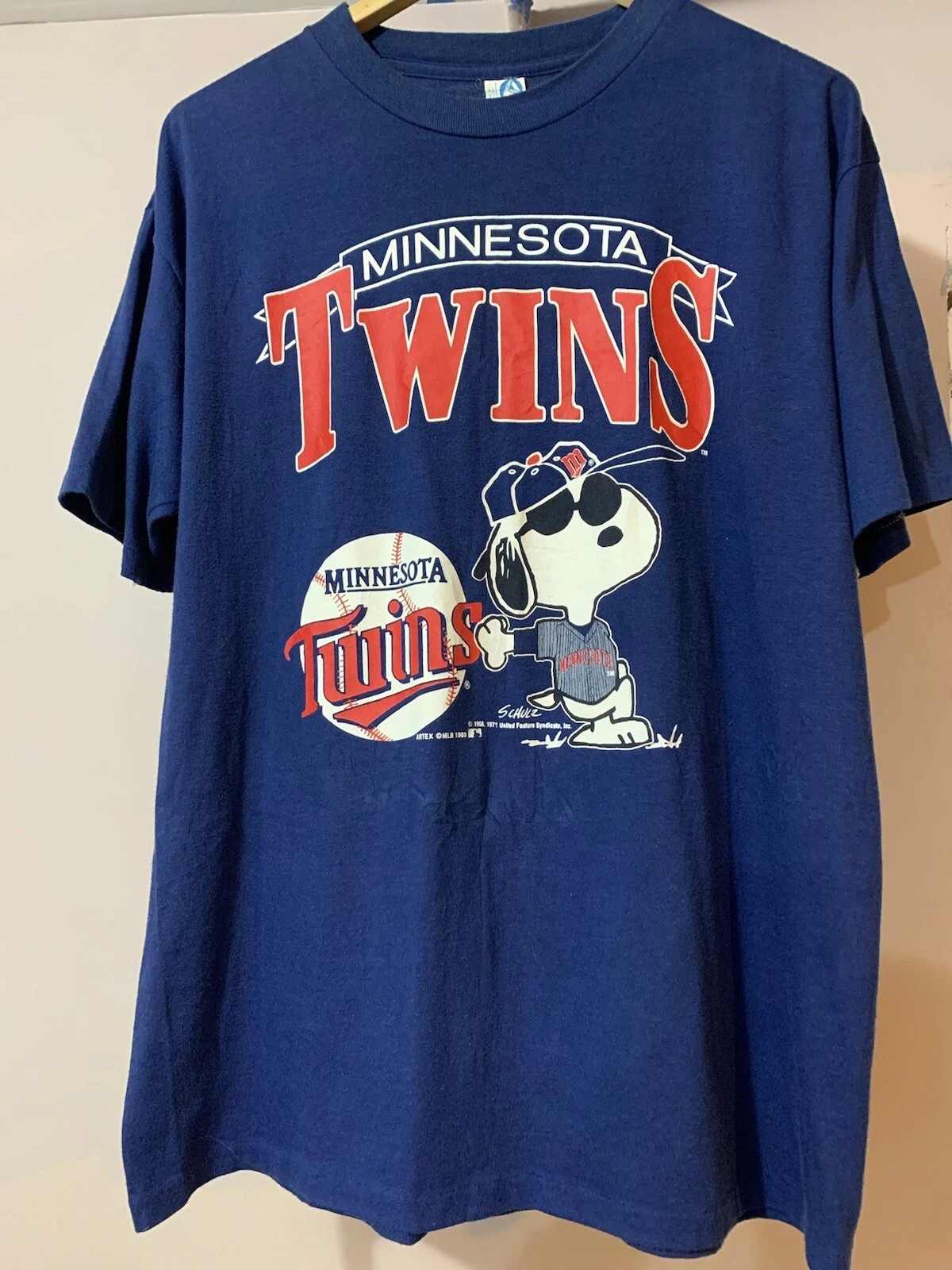 Minnesota Twins Sn00py 1989 MLB Baseball Joe Cool Remake T shirt HN6433