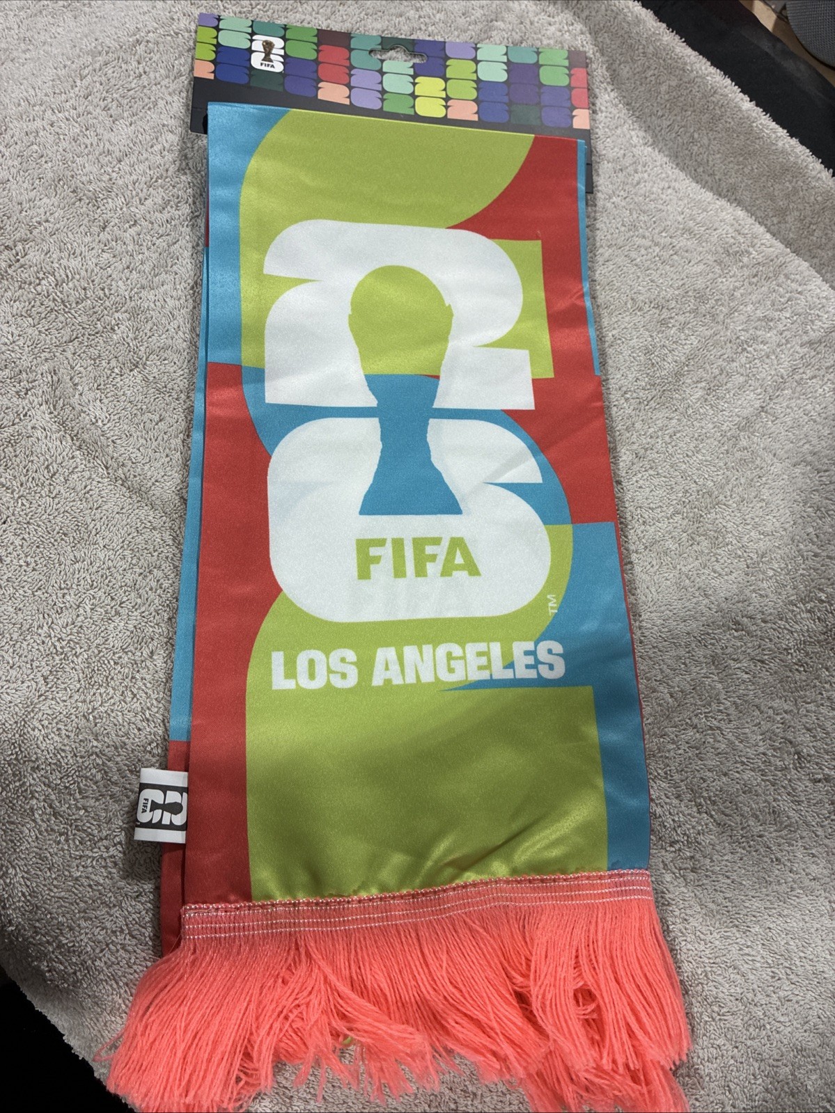 Official FIFA World Cup 2026 Los Angeles Fan Scarf. FAST SHIPPING