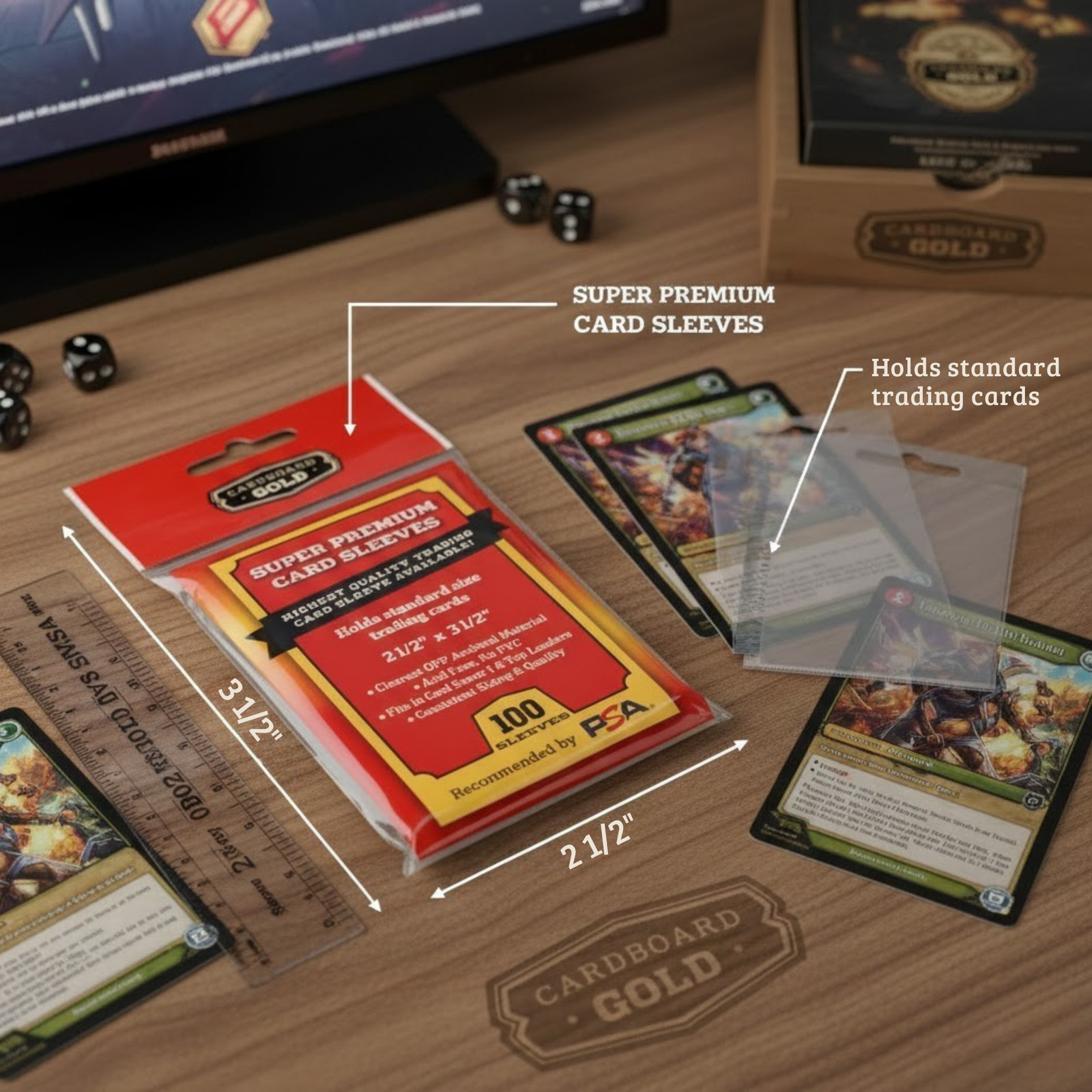 5000 – 50 Packs CBG Super Premium Sports Card Soft Sleeves Acid Free