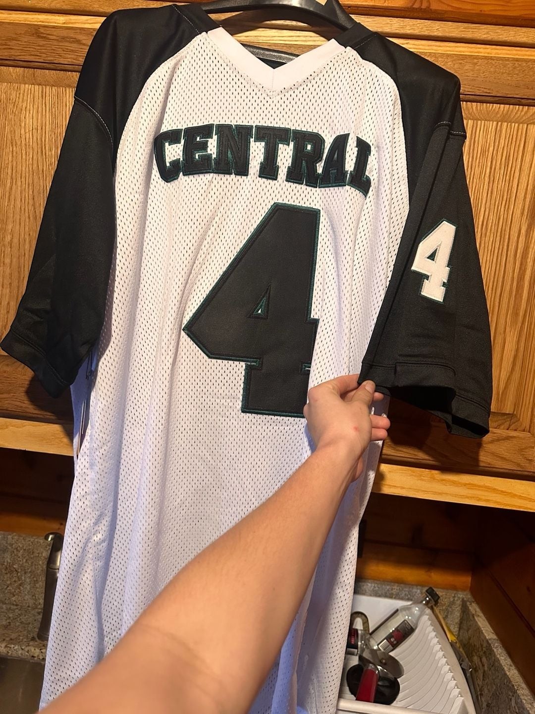 Headgear Classics Central High School Football Jersey Cook #4
