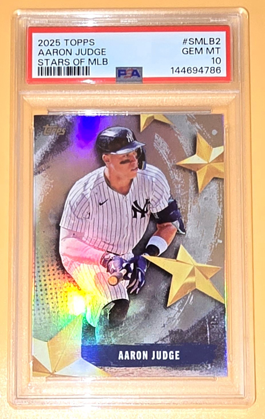 Aaron Judge PSA 10 2025 Topps Stars of MLB SMLB2 New York Yankees Fastest To 300