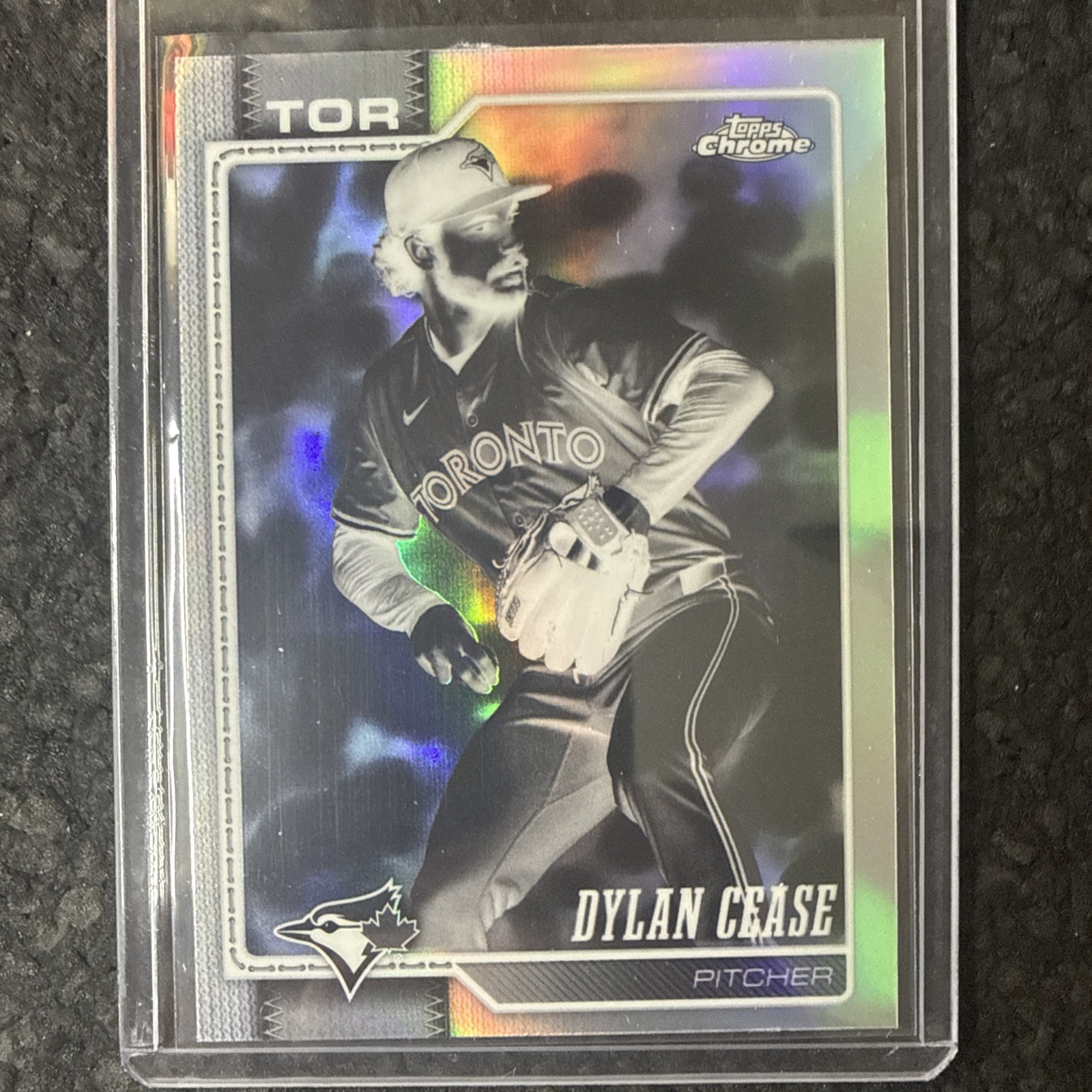 Dylan Cease 2026 Topps Chrome Negative Refractor Parallel #208