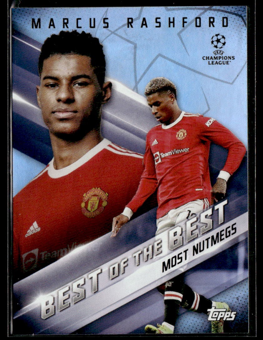 2021-22 Topps UEFA Champions League #BB-03 Marcus Rashford The Best 0502M