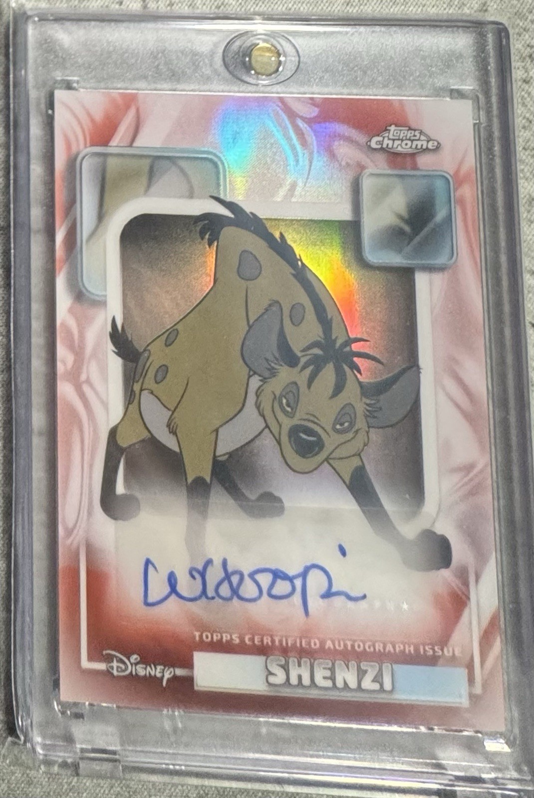 2026 Topps Chrome Disney Shenzi Whoopie Goldberg Autograph