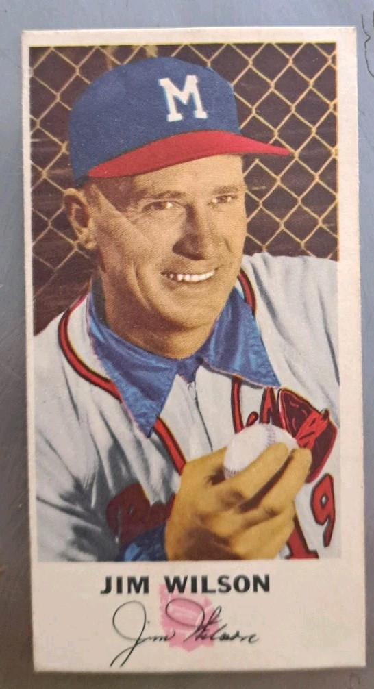 1954 Johnston Cookies Milwaukee Braves – #19 Jim Wilson