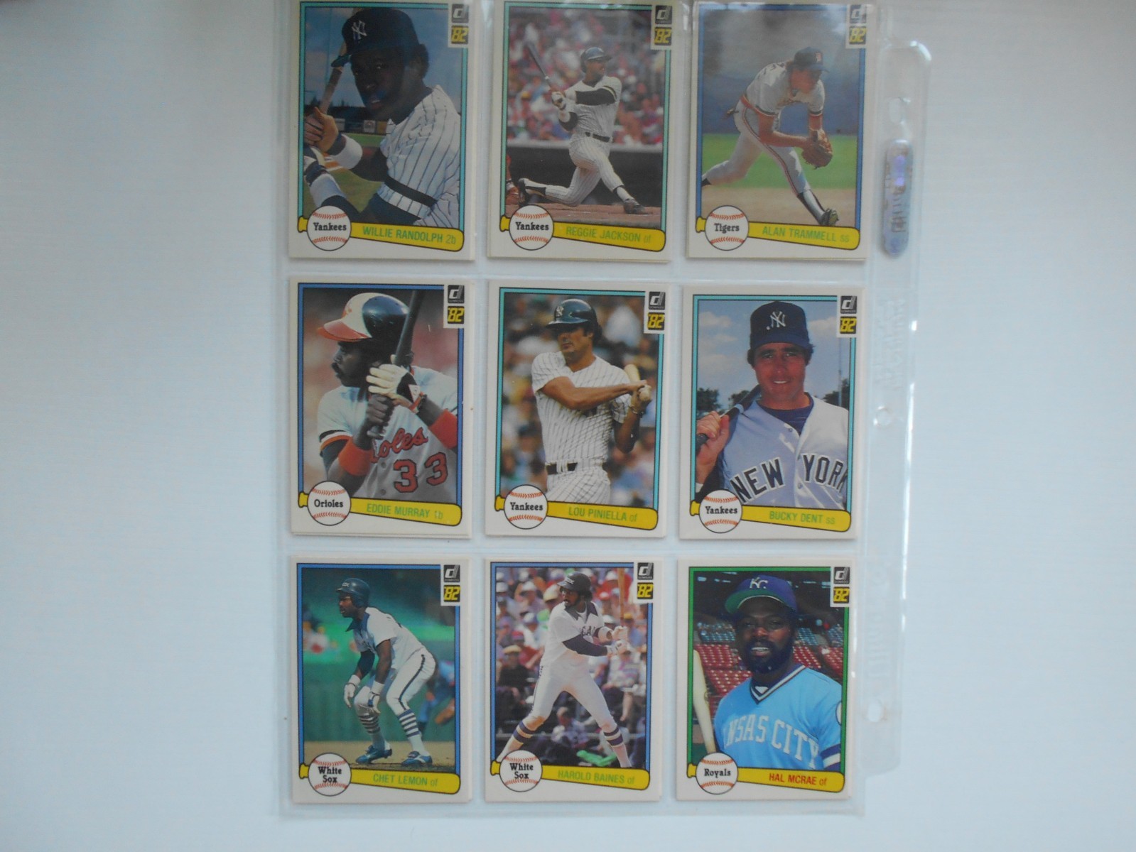 1982 Donruss – Lot of 45 cards – Dave Winfield, Jim Palmer, Tom Seaver, Jackson