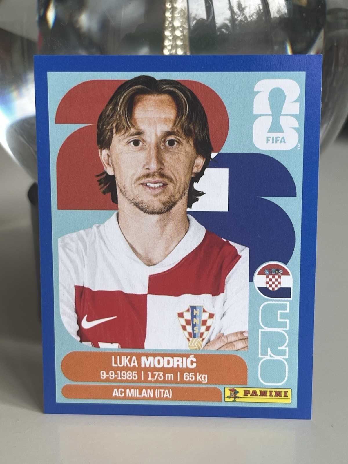 Panini Luka Modrić Croatia AC Milan FIFA 2023 Soccer Sports Trading Card
