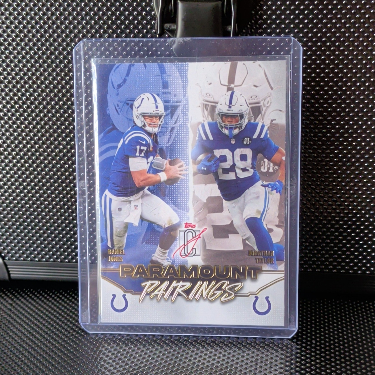 Topps 2025 Composite Paramount Pairings PP-7 Daniel Jones Jonathan Taylor Colts