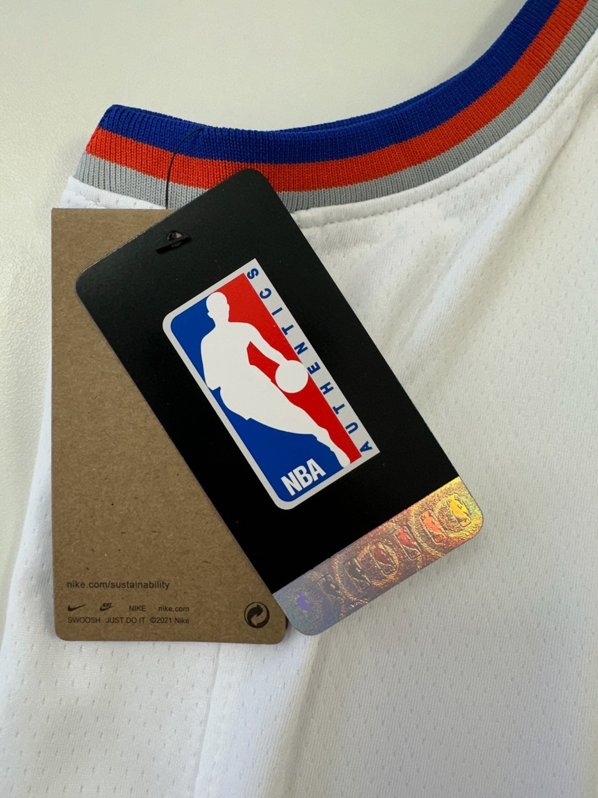 Karl Anthony Towns New York Knicks NBA Finals Association Edition Size XL Jersey