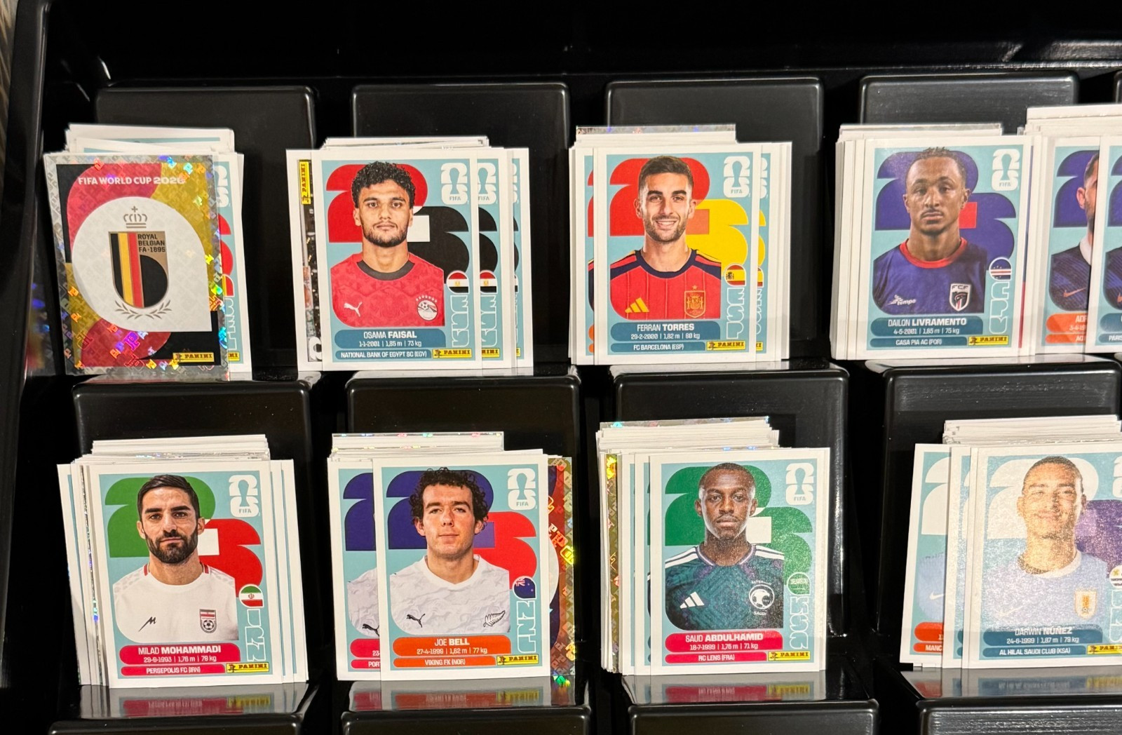 2026 Panini FIFA World Cup Sticker Collection Complete Lot Builder Group G H I