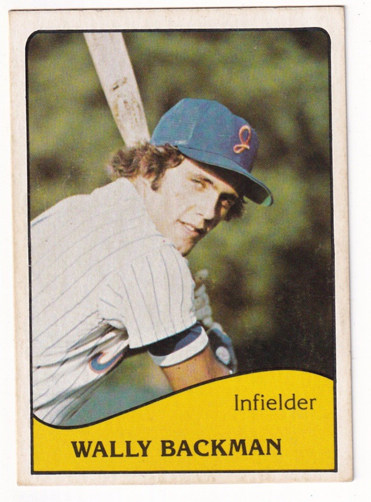 1979 TCMA #2 Wally Backman Card Jackson Mets MiLB Minors EX