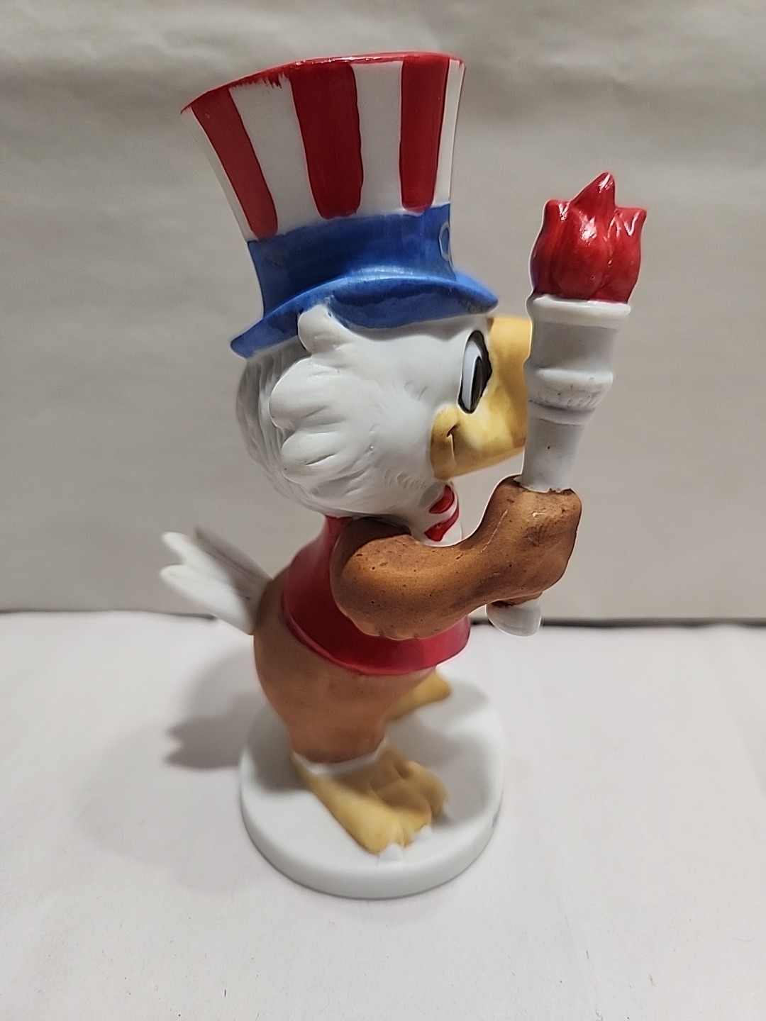 Vintage Sam The Olympic Eagle Figurine 1984 Los Angeles Olympics.