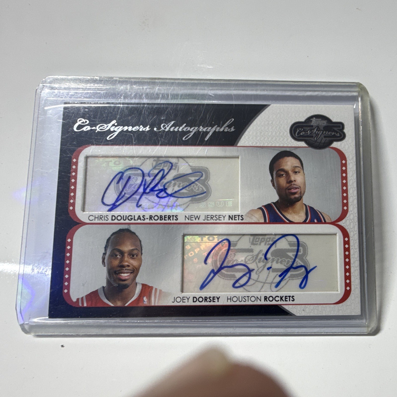Topps 2008-09 Co-Signers Dual Autographs RC Douglas-Roberts Dorsey /240
