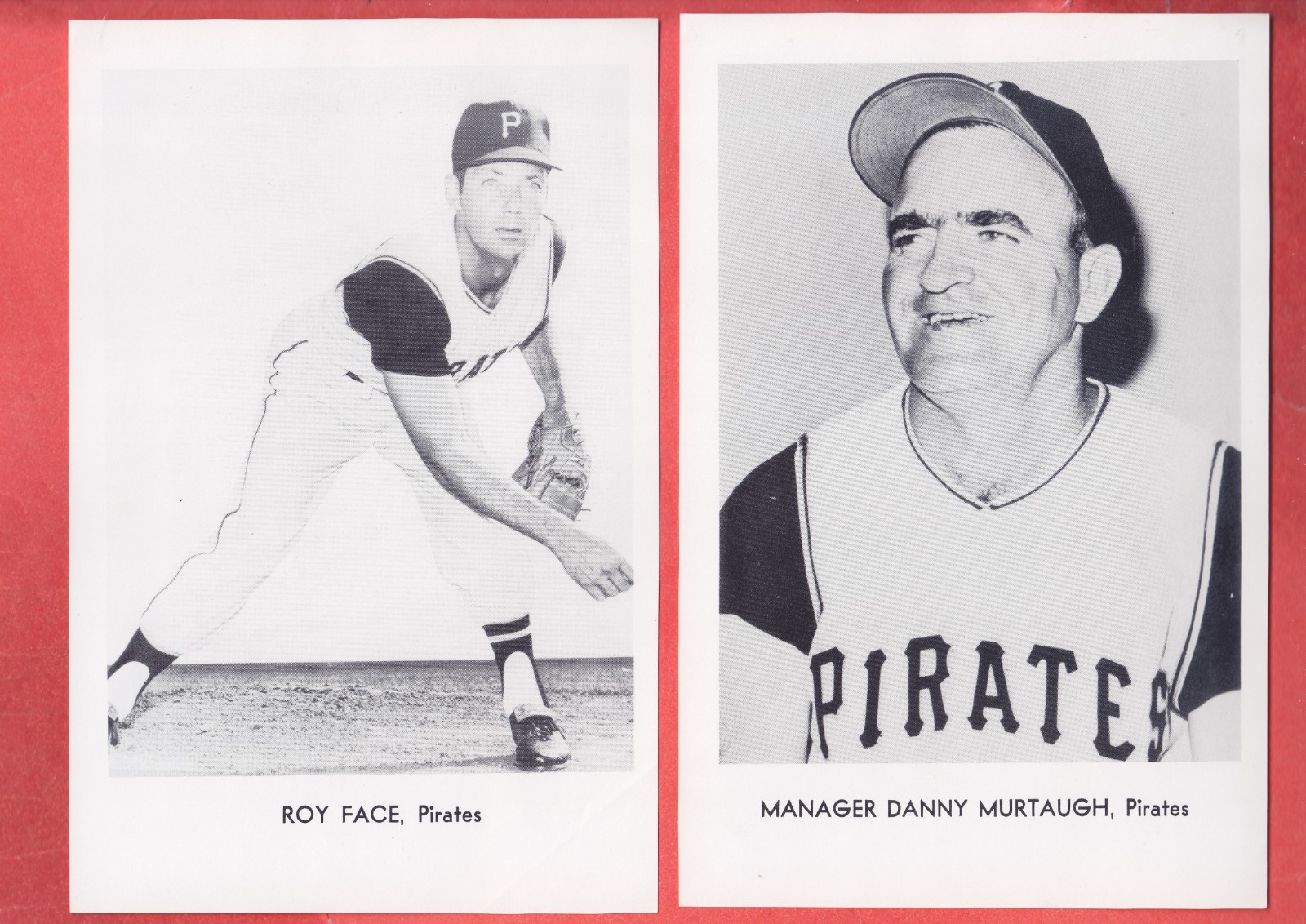 1963 PIRATES TEAM ISSUED COMPLETE SET OF 12 IN ORIGINAL ENVELOPE NM/MT