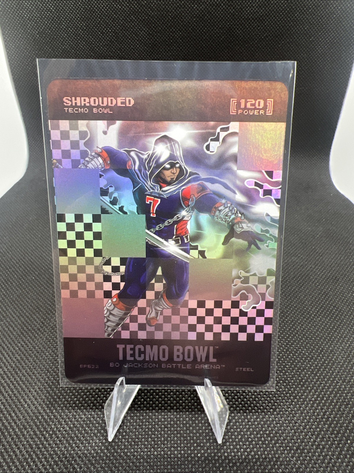 Bo Jackson Battle Arena Techmo Bowl 1st Edition Shrouded STEEL Big Pixel