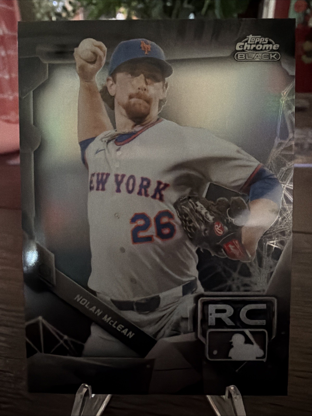2026 Topps Chrome Black – Rookie Design Variation Nolan McLean #65 (RC)