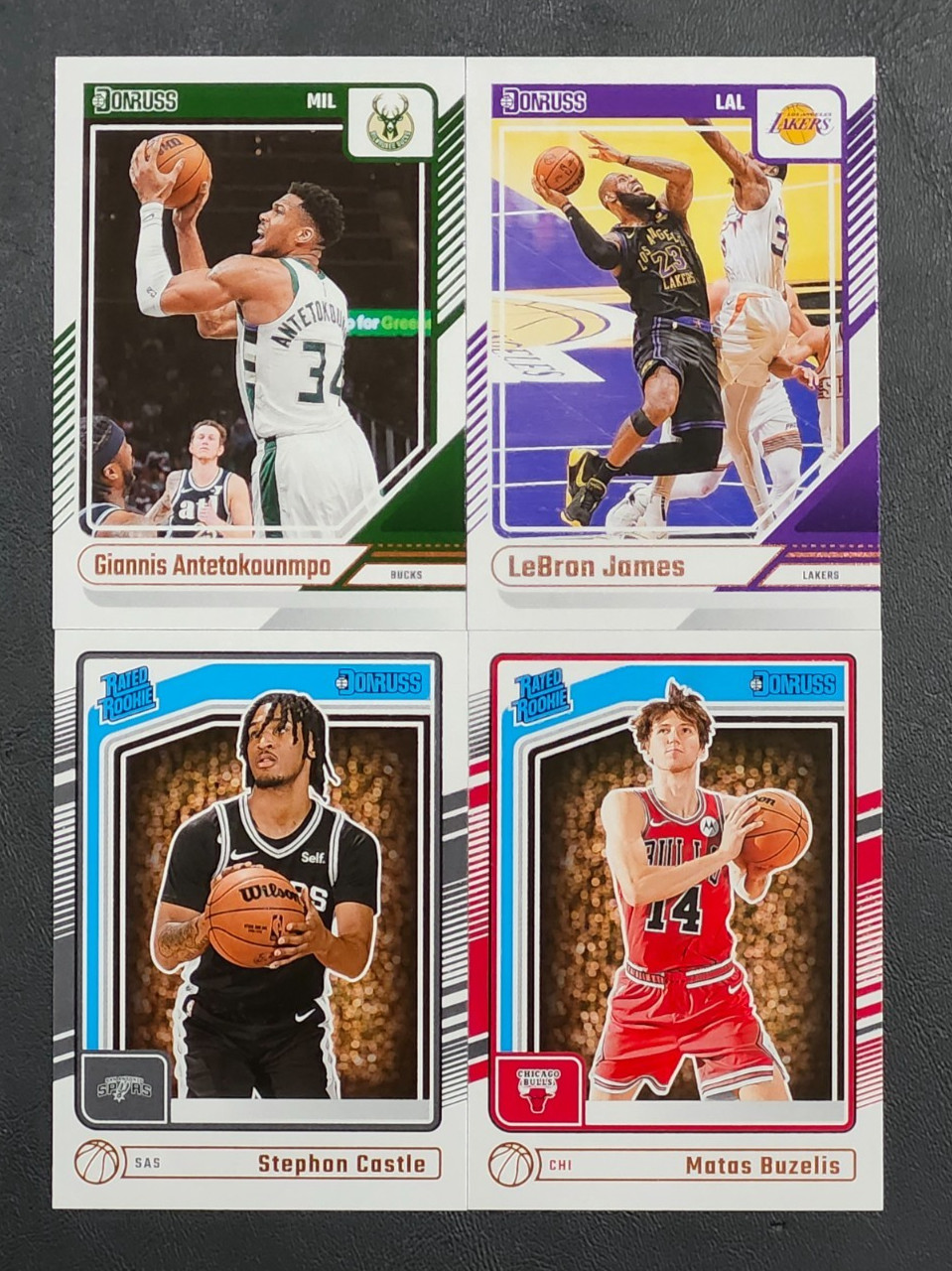 2024-25 Donruss Basketball BASE 1-250 with Rated Rookies You Pick the Card