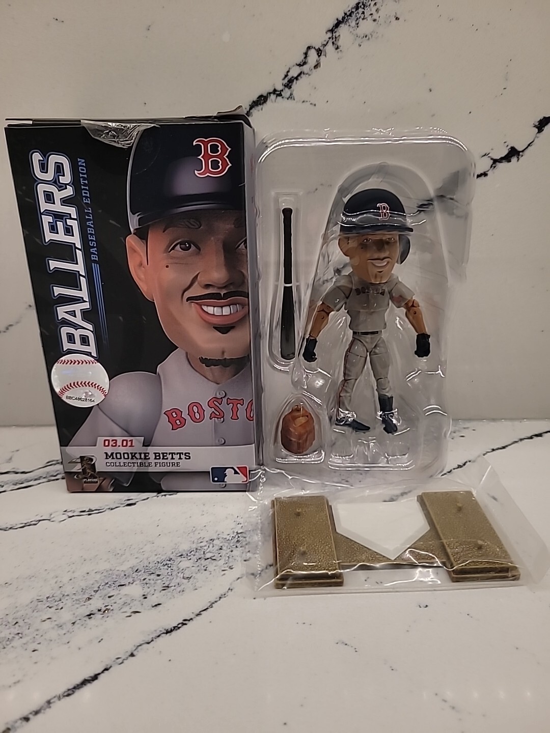 Sports Crate Mookie Betts Ballers Baseball Limited Edition Collectible Figure