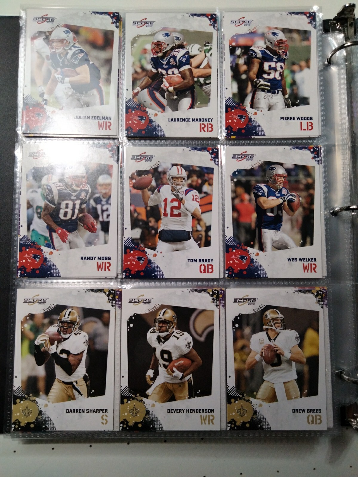 2010 SCORE Football Complete Set Binder Rob Gronkowski RC Dez Bryant A. Brown