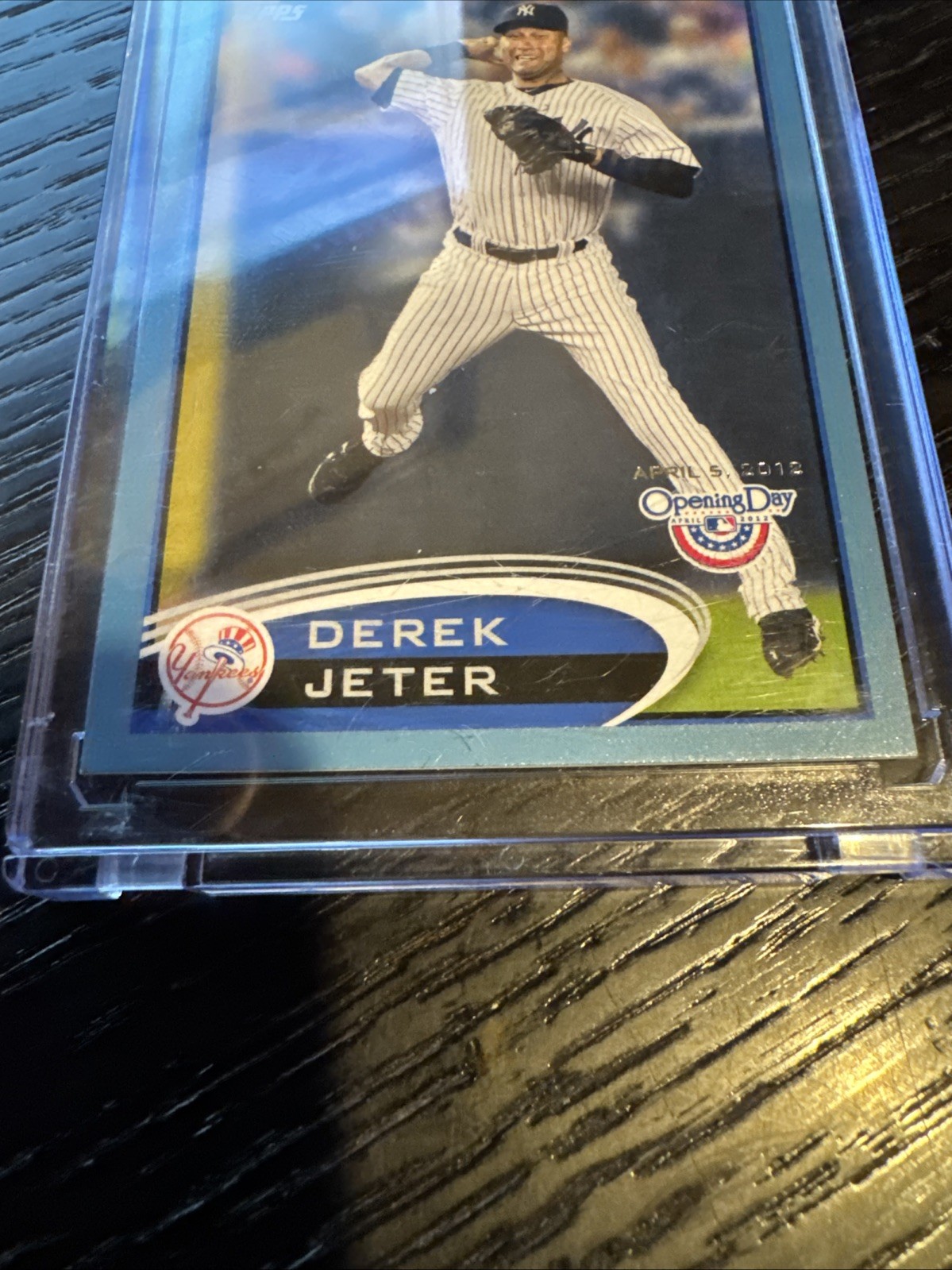 Derek Jeter 2012 Topps Opening Day Blue #90 New York Yankees # 0428/2012