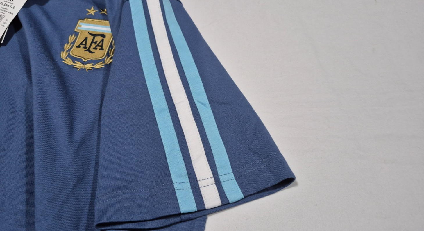 Adidas Argentina DNA T-shirt Men’s JZ6296 National Team Shirt Football Soccer