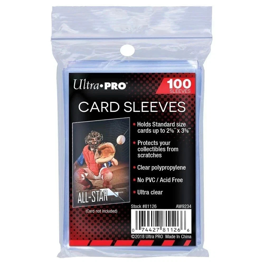 Ultra PRO 3″ x 4″ Regular 100 Toploaders & 100 Sleeves – Pokemon, Magic, Sports