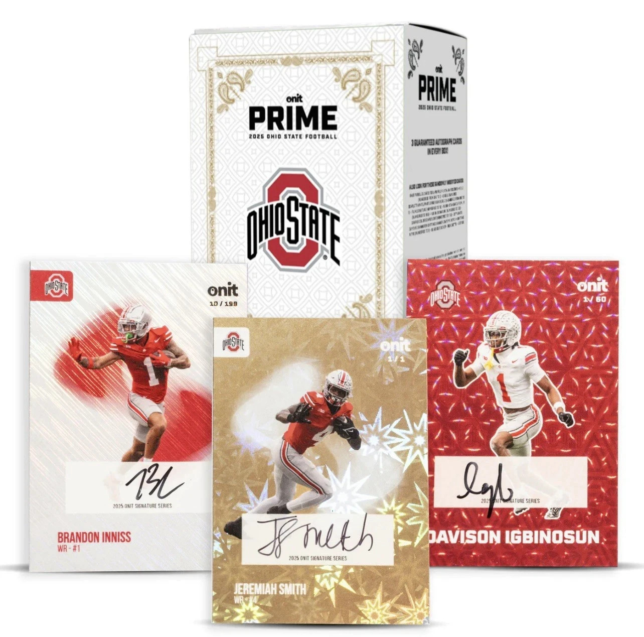 2025 Onit Ohio State Football PRIME Box 3 Guaranteed Autos Per Box! LIMITED EDIT