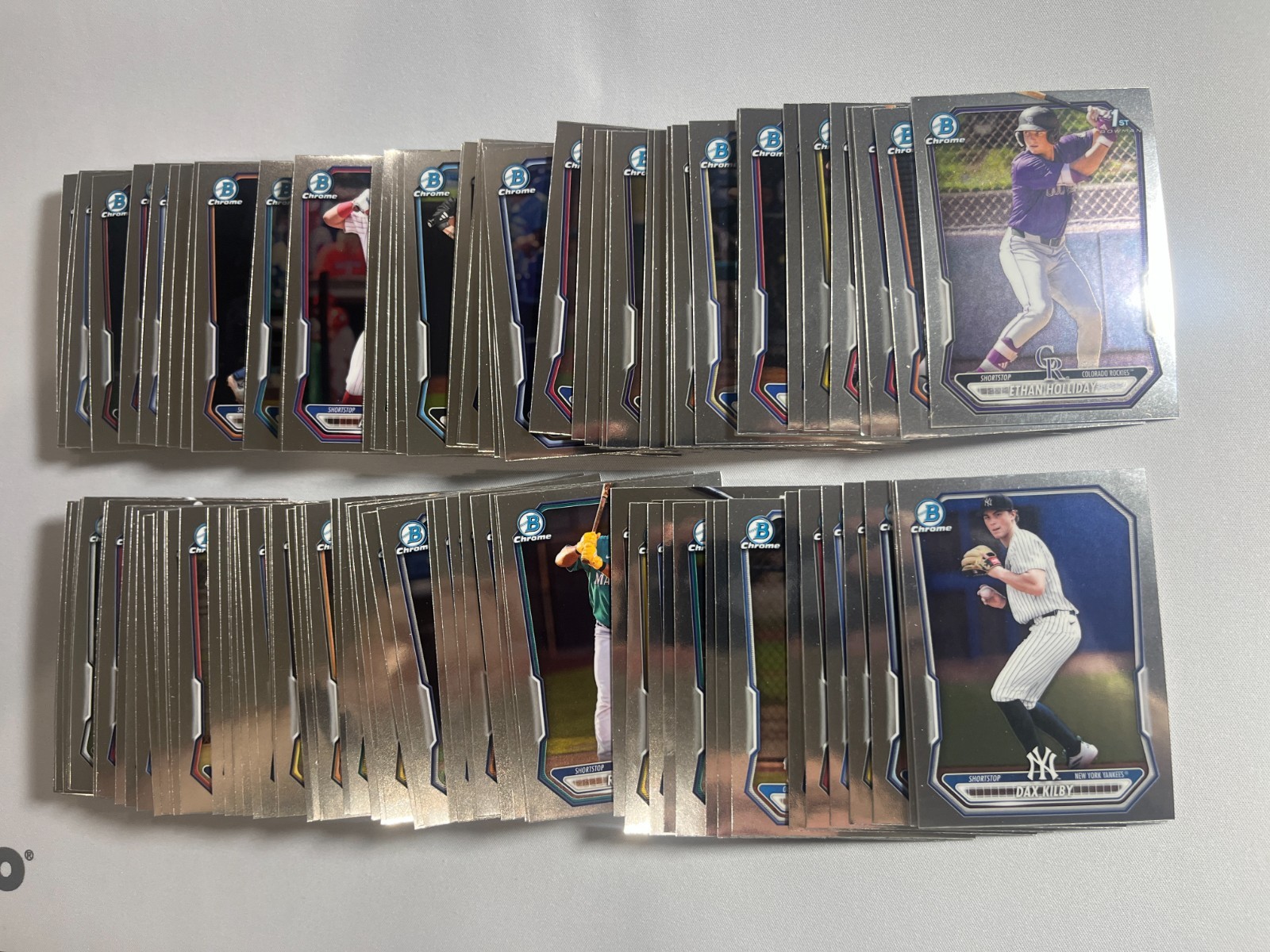 2026 Bowman Baseball Complete Chrome Prospect Set BCP1-150 – Holliday Arquette