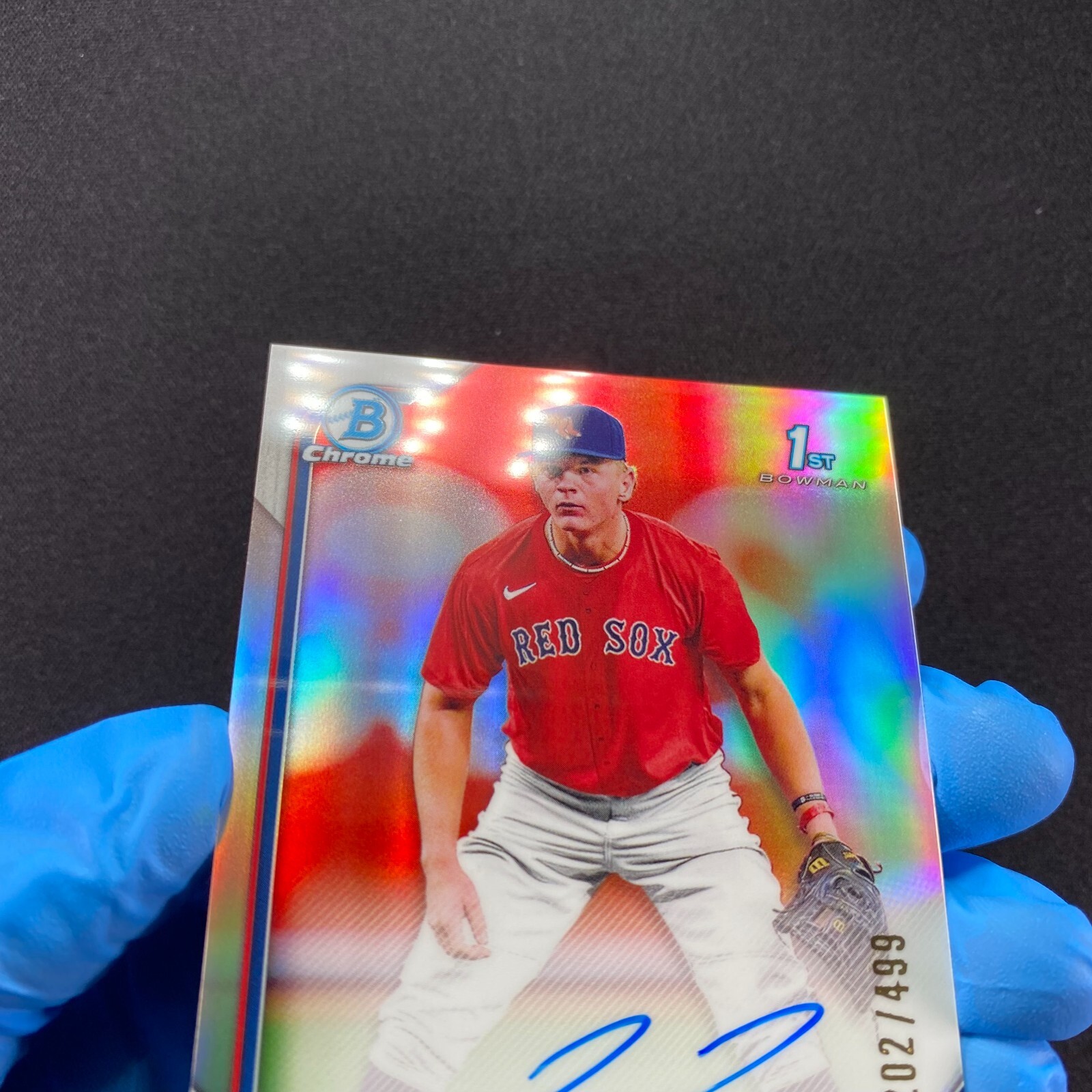 2022 Bowman Draft Cutter Coffey 1st Chrome Auto /499 Refractor Autograph CDA-CC
