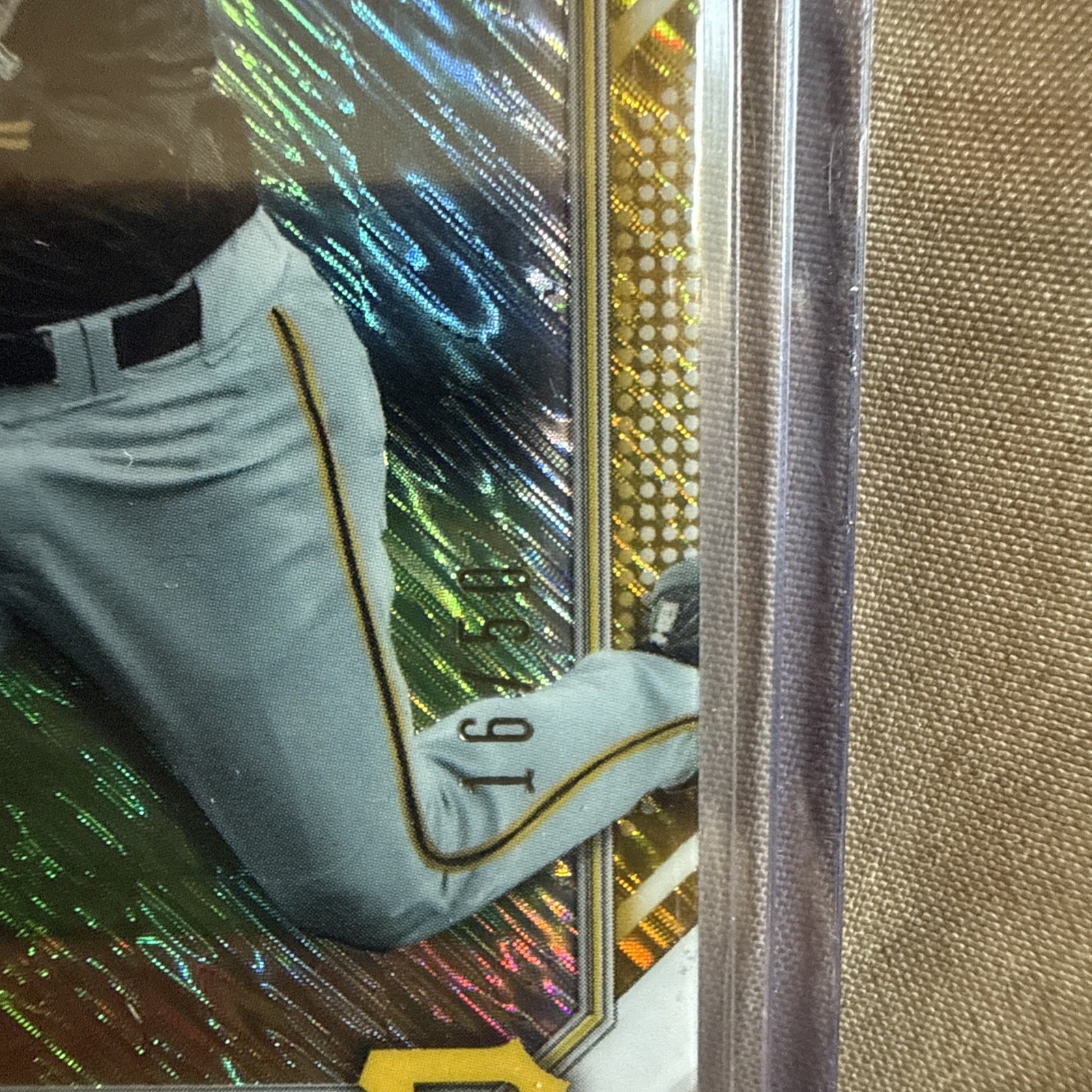 2021 Bowman Chrome – Nick Gonzales #BCP-224 Gold Shimmer Refractor /50 (RC)