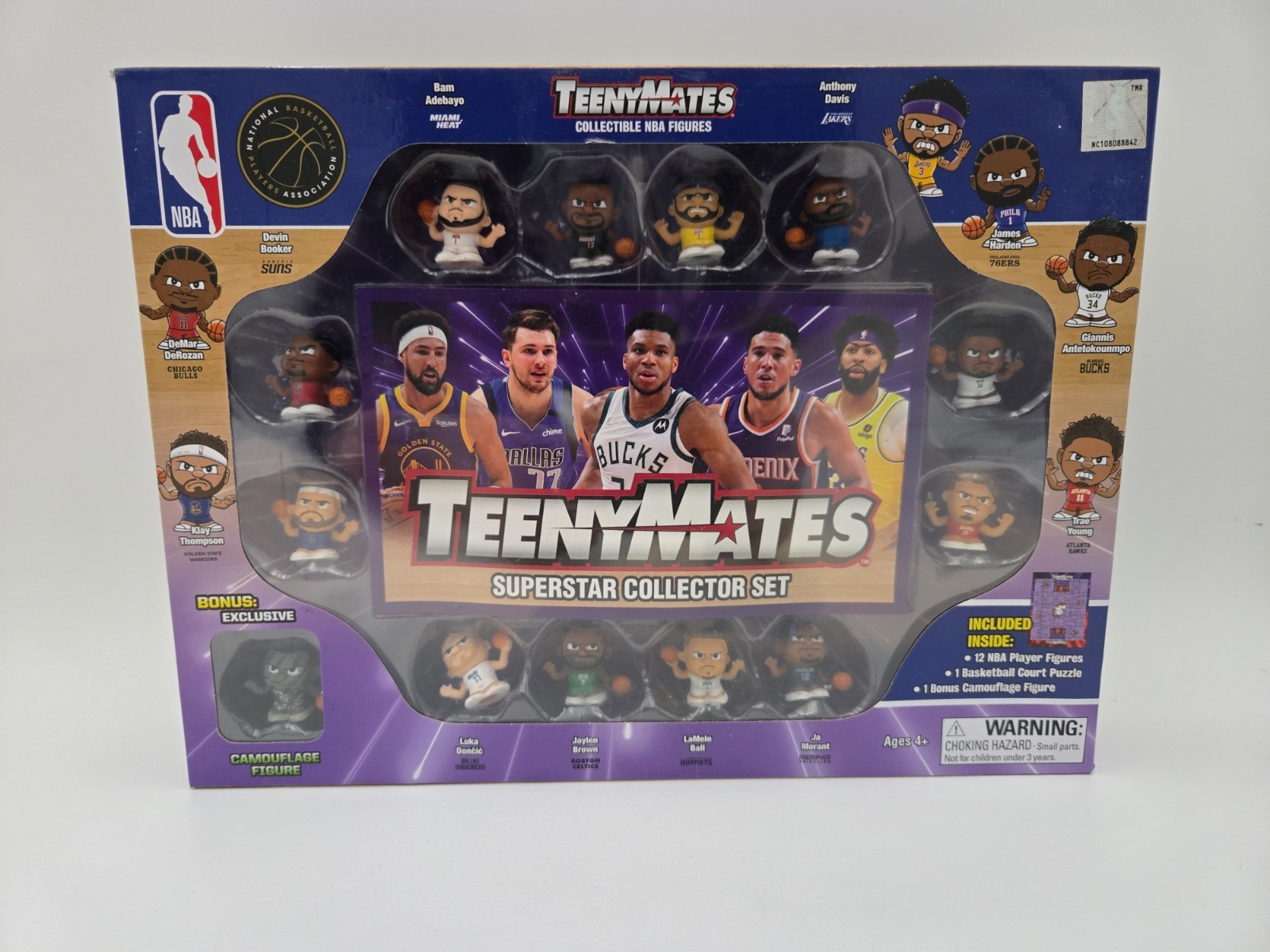 NBA TeenyMates Series 8 Superstar Collector Set Figures Puzzle 2023 Sealed New