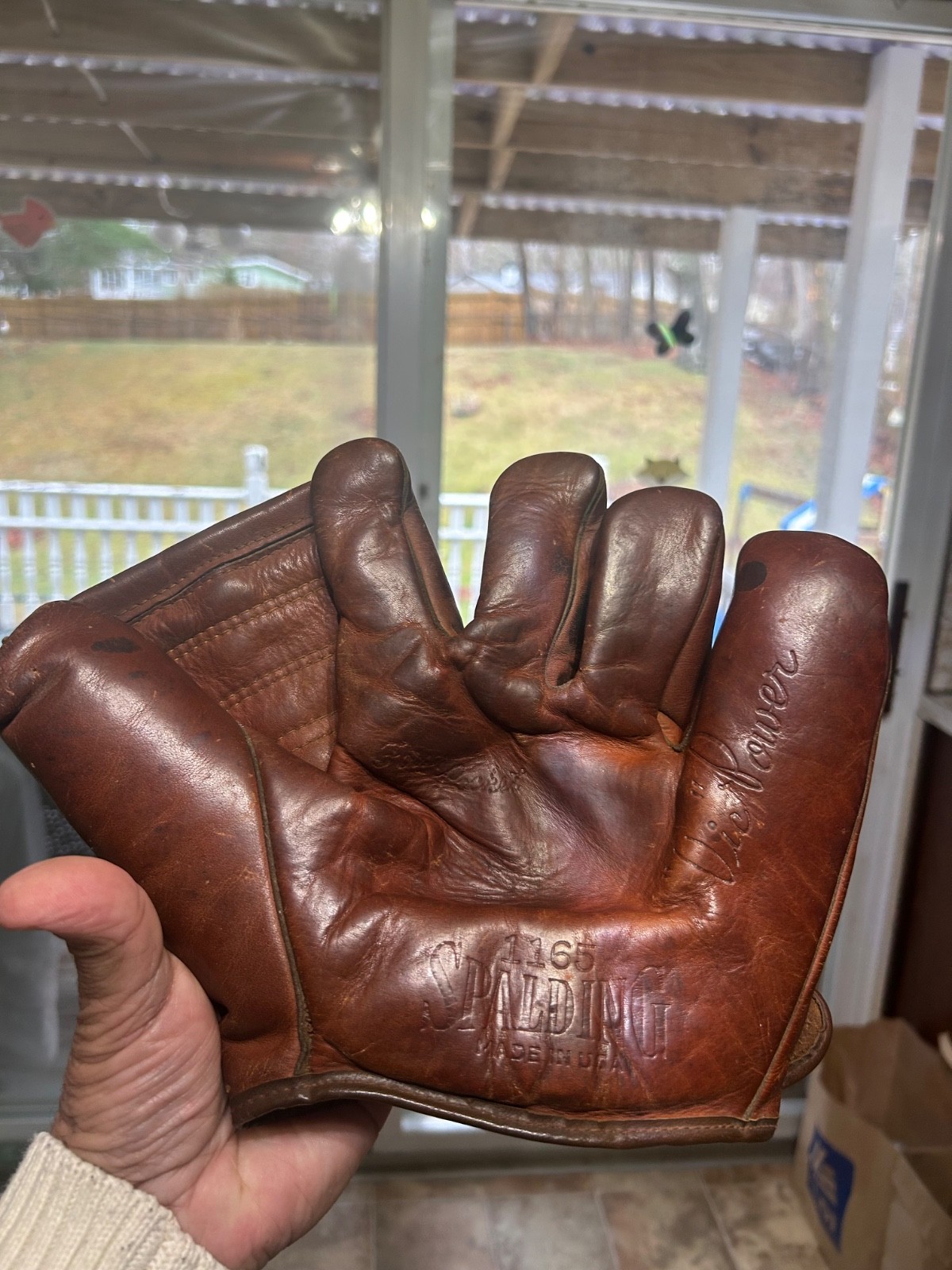Vintage Spalding 1165 DON KAISER Baseball Glove