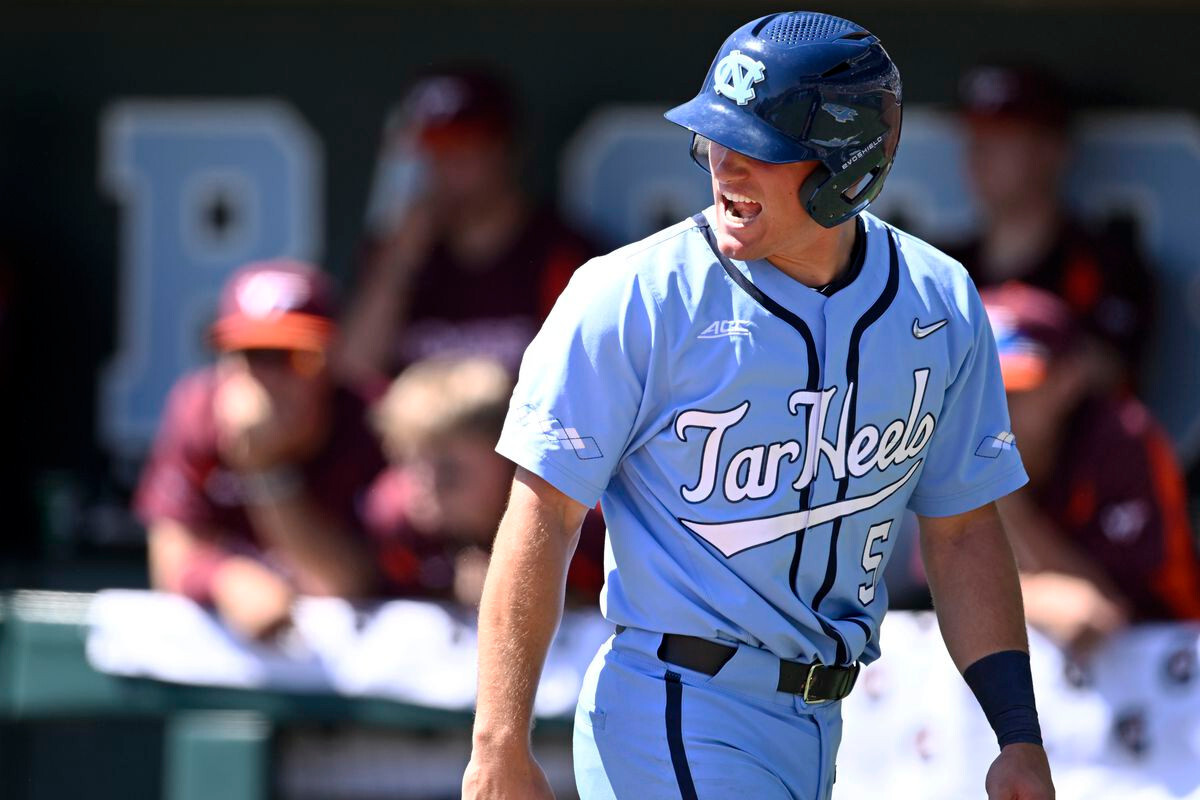 UNC NORTH CAROLINA TARHEELS COLLEGE WORLD SERIES CUSTOM EVOSHIELD BATTING HELMET