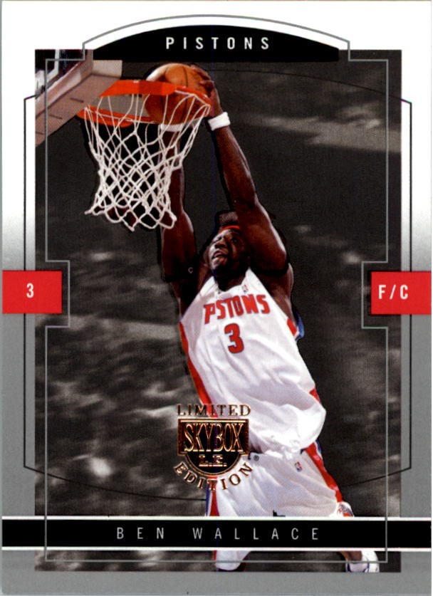 2003-04 SkyBox LE Retail #16 Ben Wallace – BSK