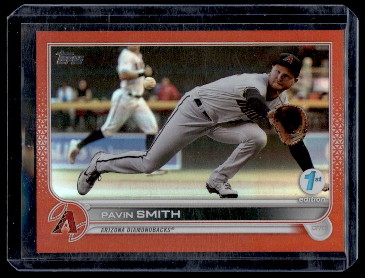2022 Topps 1st Edition Red Foil Pavin Smith /50 Arizona Diamondbacks #106