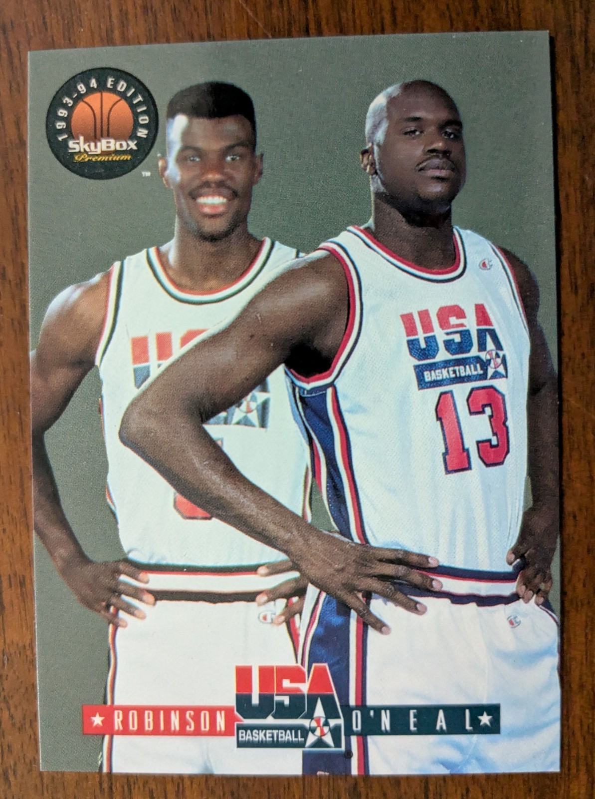 SHAQUILLE O’NEAL, DAVID ROBINSON, 1993-94 SKYBOX PREMIUM USA #10