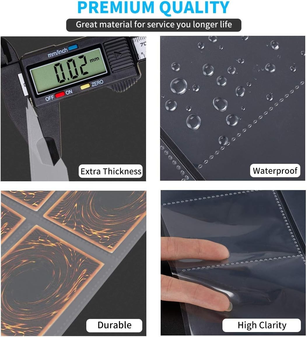 Acid-Free 9 Pocket Page Sleeves – Protection for Your Card Collection